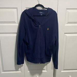 Polo by Ralph Lauren Dark Blue Zip Up Hoodie